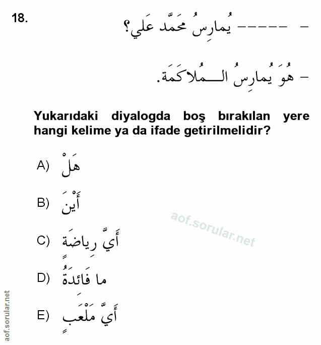 Soru 18