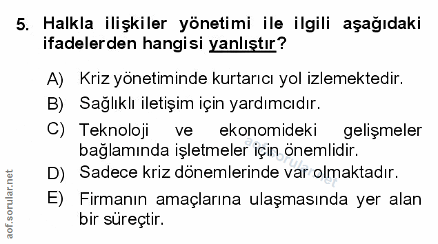 Soru 5