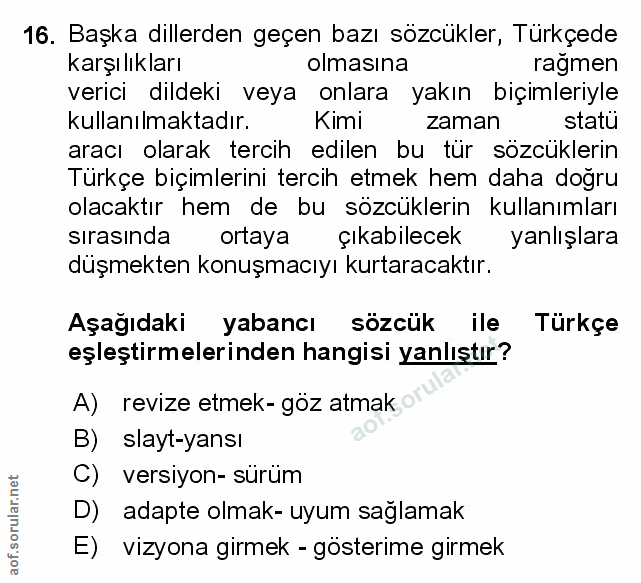 Soru 16
