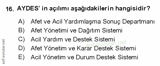 Soru 16