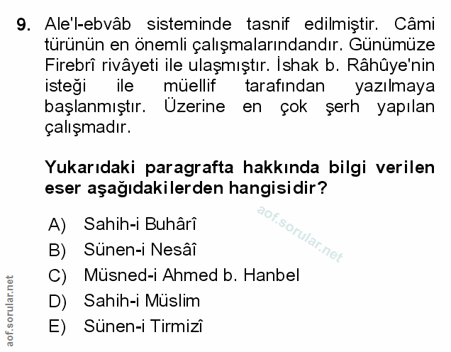 Soru 9