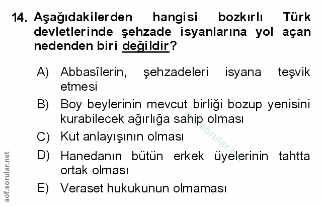 Soru 14