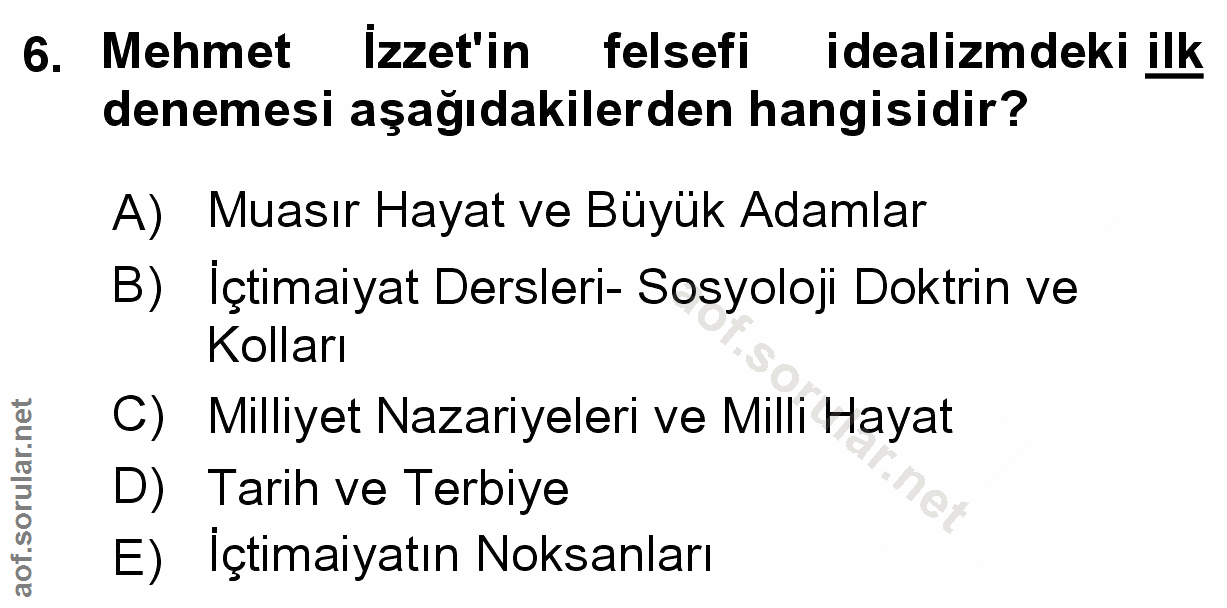 Soru 6