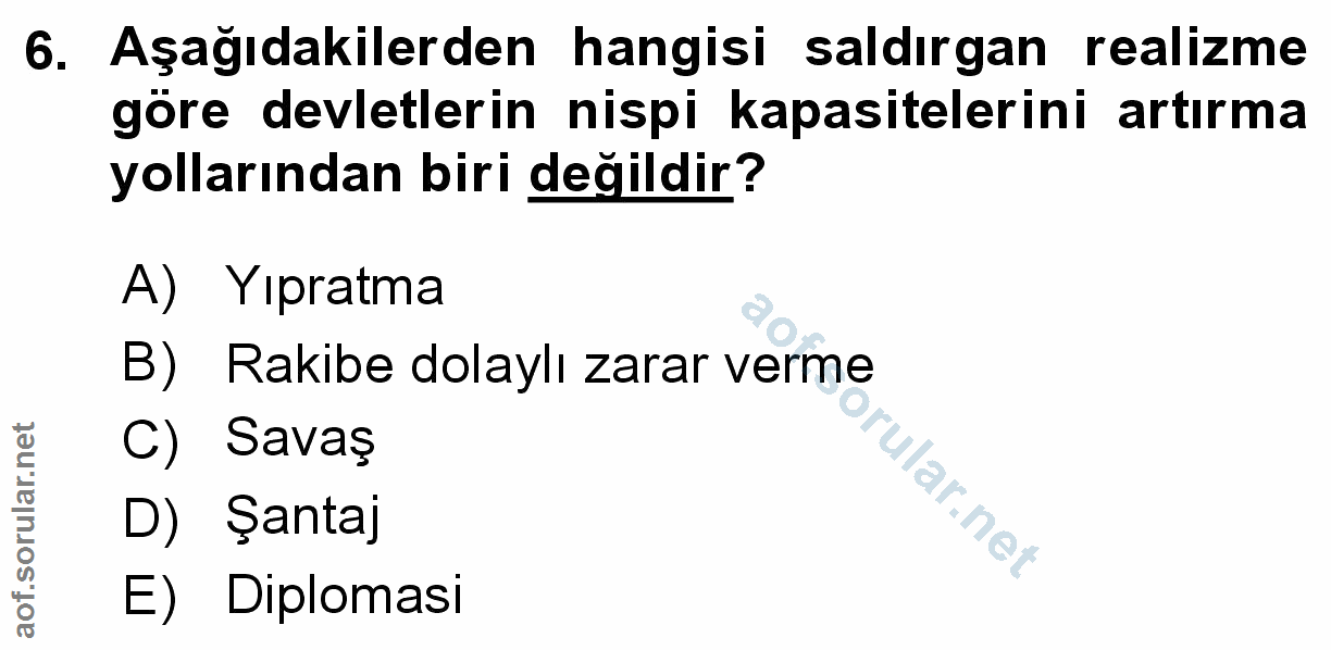 Soru 6