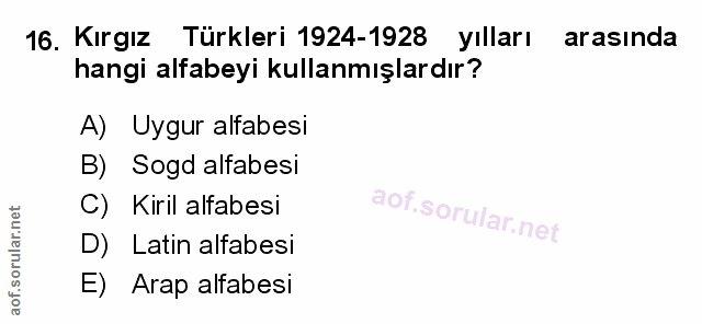 Soru 16
