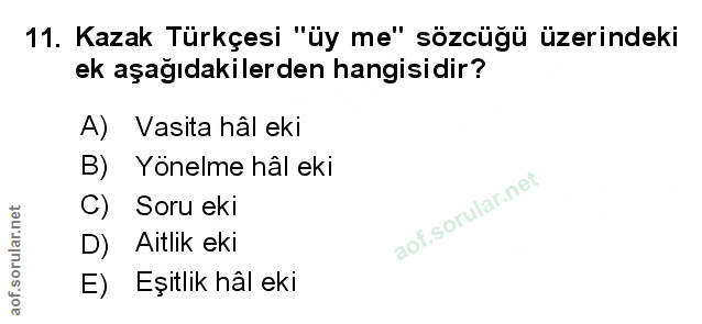 Soru 11