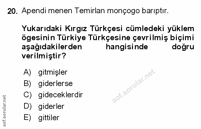 Soru 20
