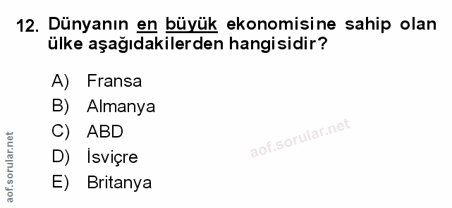 Soru 12