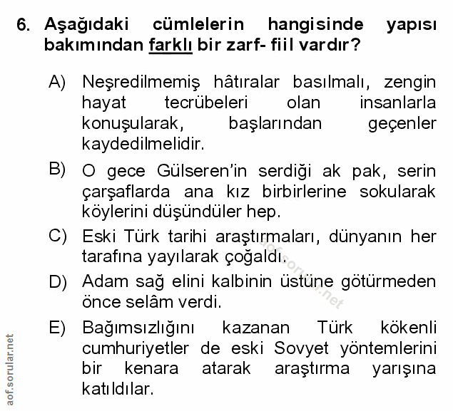 Soru 6