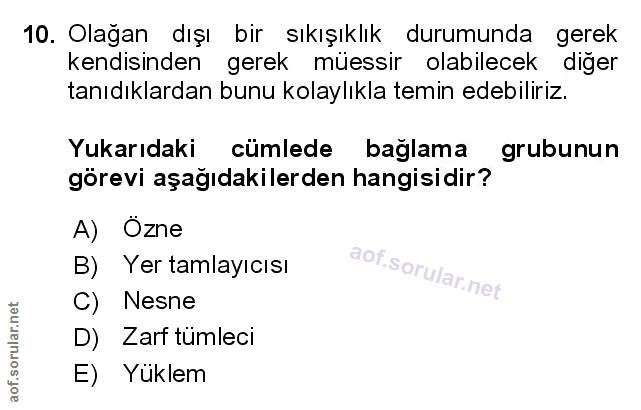 Soru 10