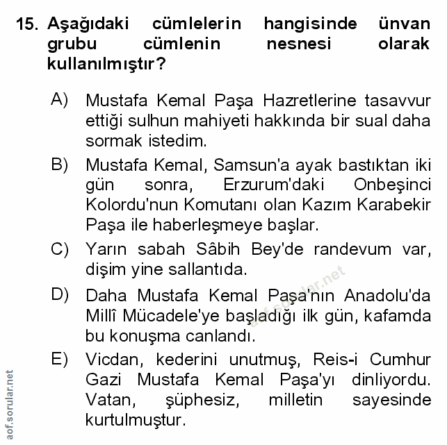Soru 15