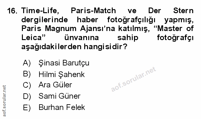 Soru 16