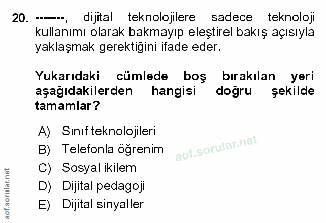 Soru 20