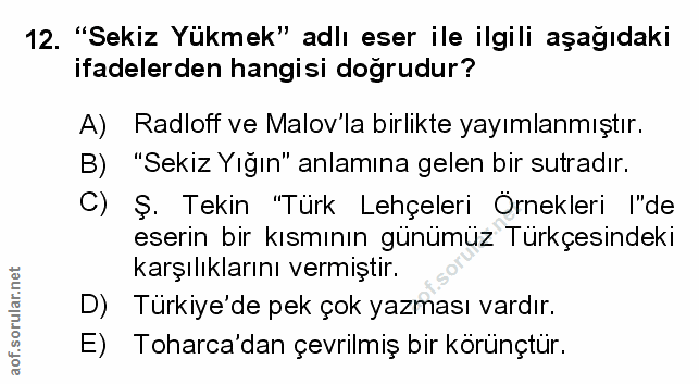 Soru 12