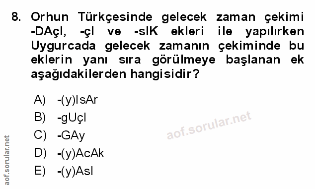 Soru 8