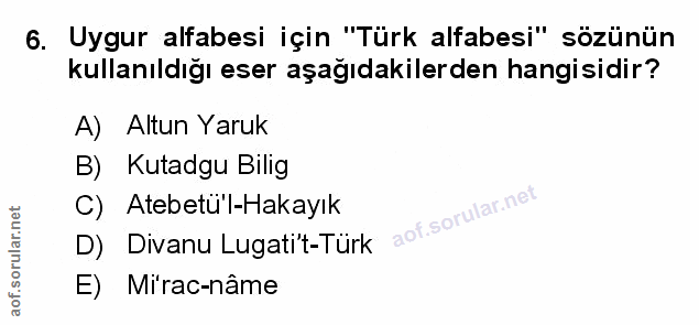 Soru 6
