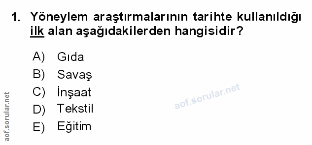 Soru 1