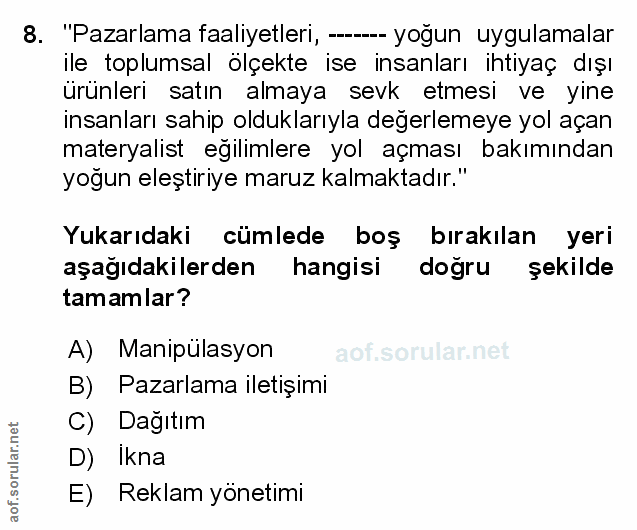 Soru 8