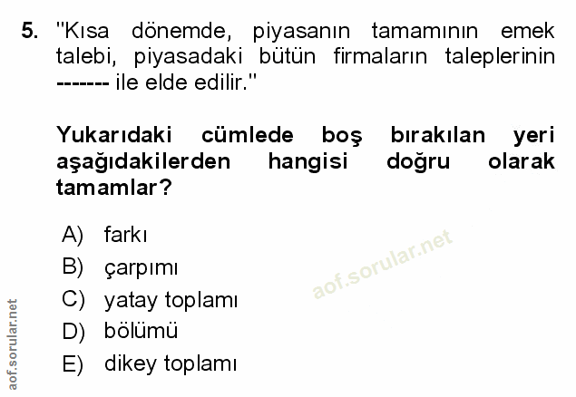 Soru 5