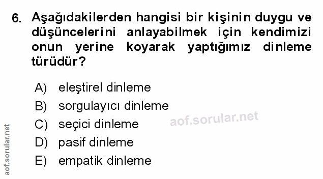 Soru 6