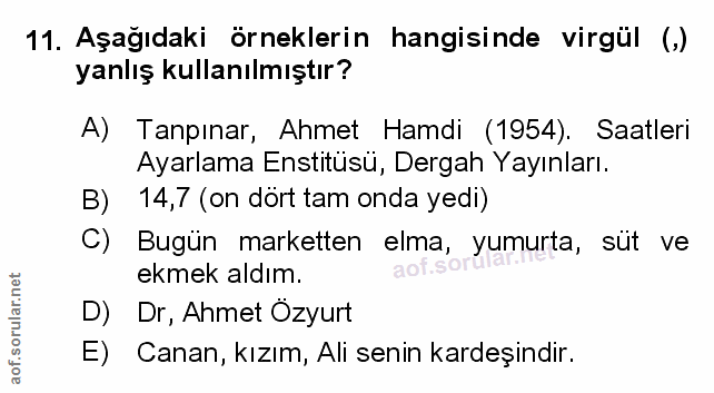 Soru 11