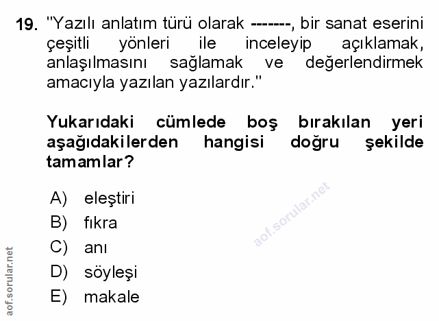 Soru 19