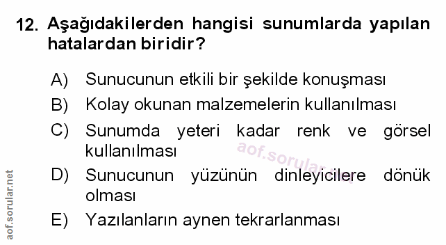 Soru 12