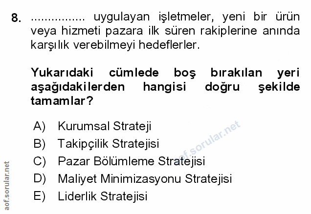 Soru 8