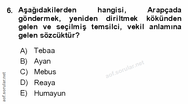 Soru 6