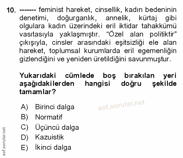 Soru 10