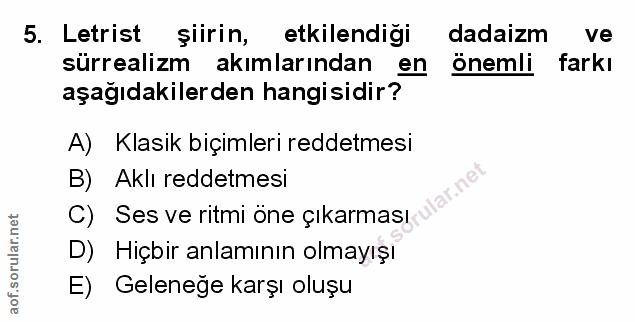 Soru 5