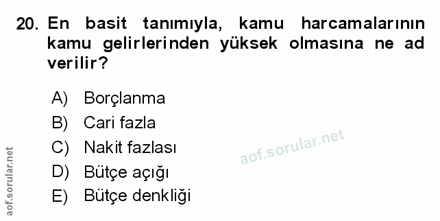 Soru 20