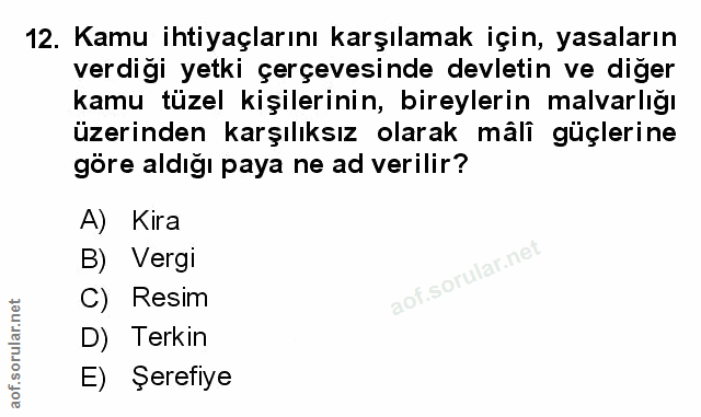 Soru 12