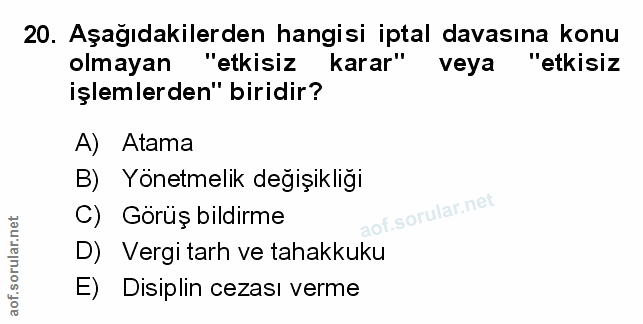 Soru 20