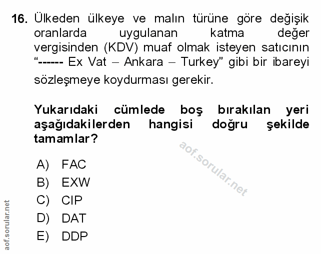 Soru 16