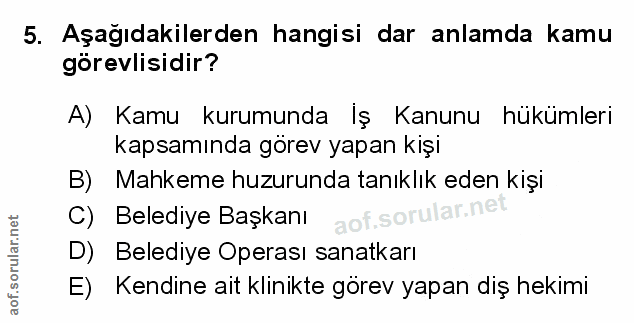 Soru 5