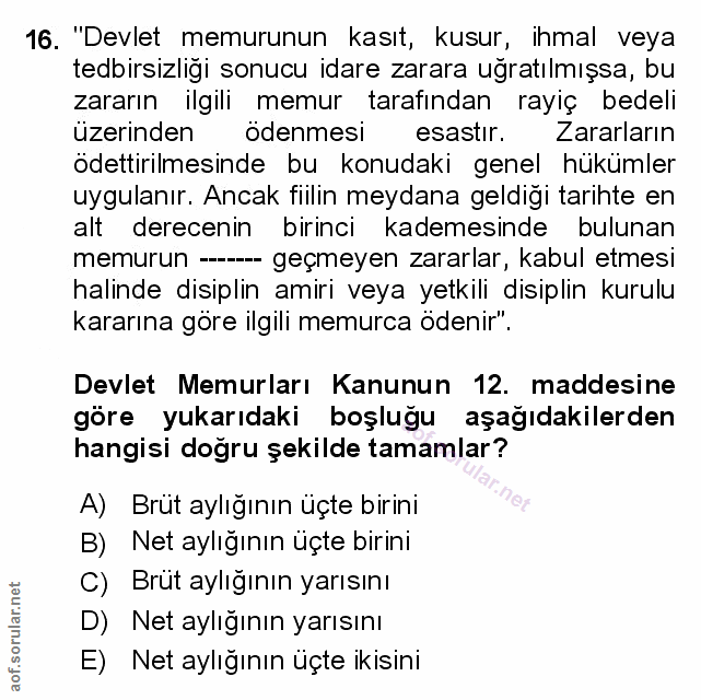 Soru 16
