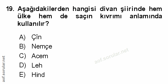 Soru 19