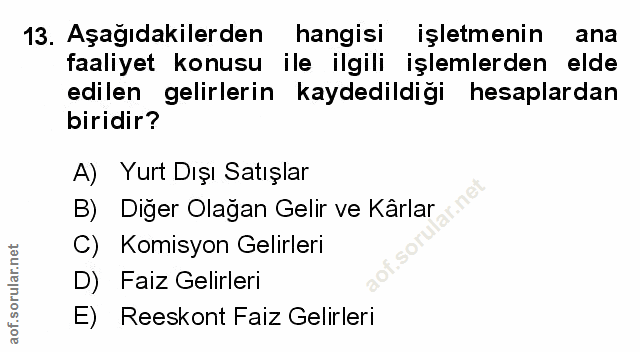 Soru 13