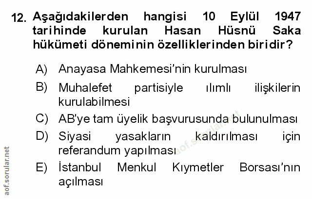 Soru 12