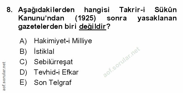 Soru 8