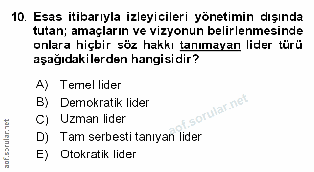 Soru 10