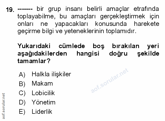 Soru 19