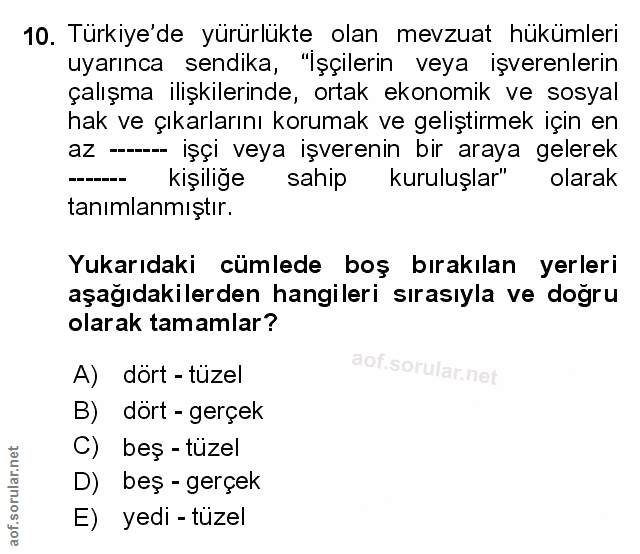 Soru 10