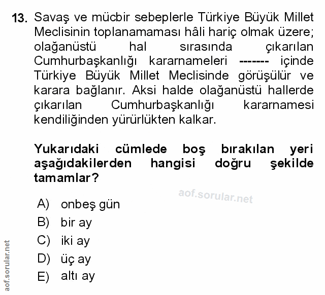Soru 13