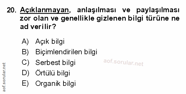 Soru 20