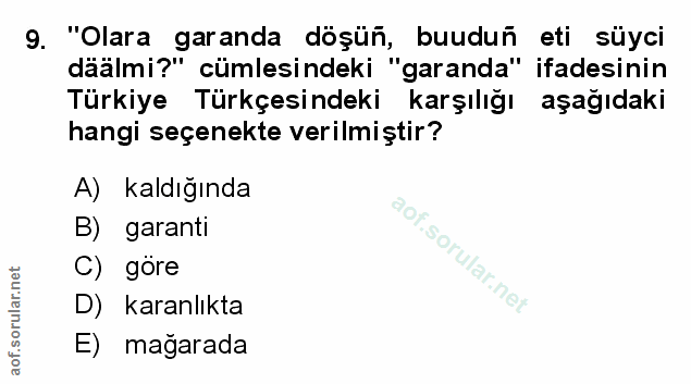 Soru 9