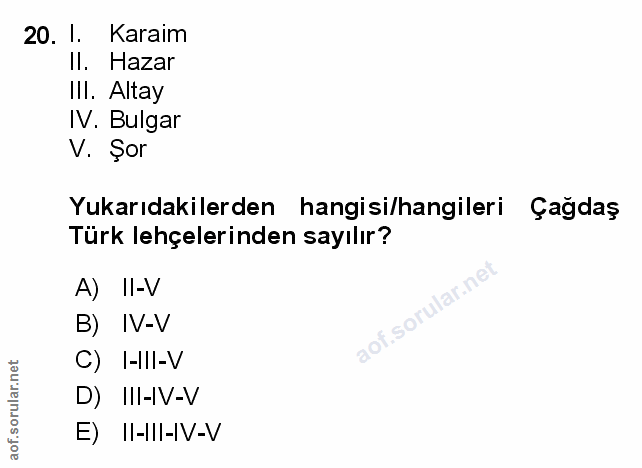 Soru 20
