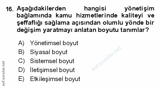 Soru 16