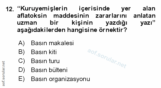 Soru 12